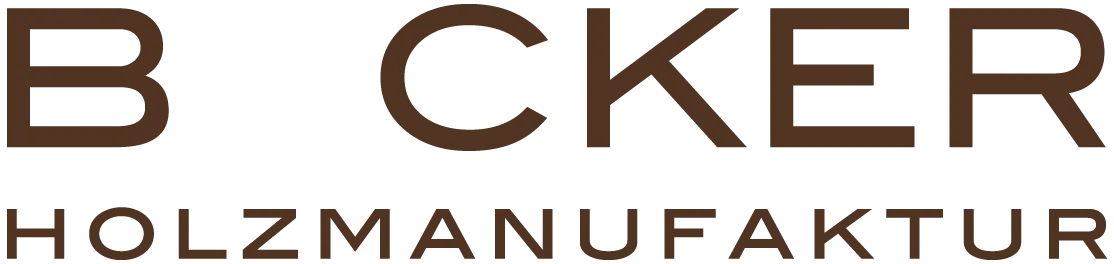 Logo Becker Holzmanufaktur - braun/weiß